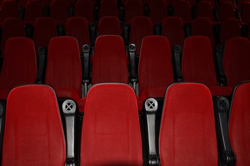 Fototapeta premium Classics seats used in movie theaters 