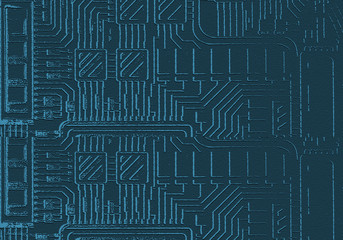 abstract blue line electronic background