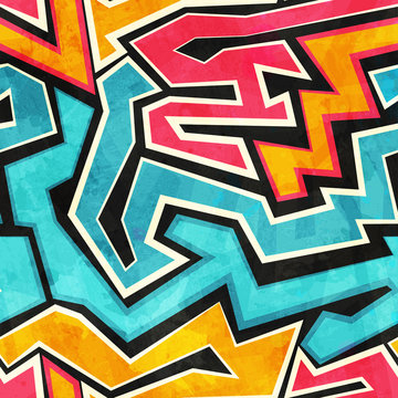 grunge graffiti seamless texture