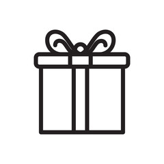 gift box icon design vector logo template EPS10