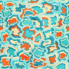 piece seamless pattern with grunge effect
