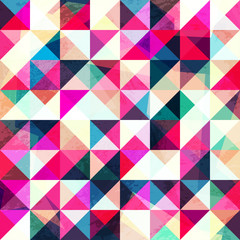 pink triangle seamless pattern