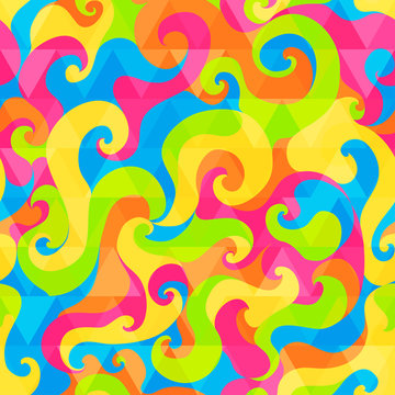 psychedelic seamless pattern