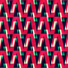 red triangle seamless pattern