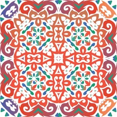 Decorative color ceramic talavera tiles.