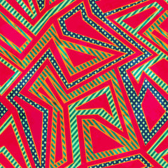 retro red color seamless pattern with grunge effect