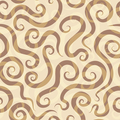 spirals sand seamless pattern