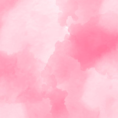 Retro watercolor image with pink watercolor texture background. Creative artistic background. Abstract summer background.