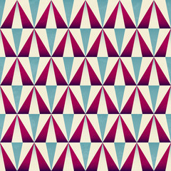 vintage triangle seamless pattern