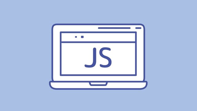 JS line icon on the Alpha Channel