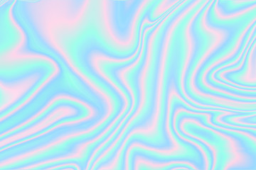 Obraz premium Abstract holographic background. Digital art. Futuristic holographic. Wonderful background in Holographic Foil. Modern surface design style. Packaging wrap paper. Banner, greetings card, poster