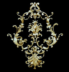 Decorative abstract composition in Baroque style