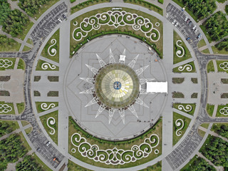 Famous Bayterek tower in Nur-Sultan (Astana) Kazakhstan