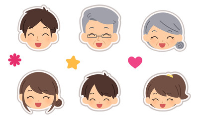 家族顔アイコン