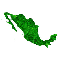 メキシコ　地図　国　アイコン