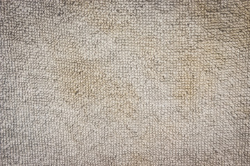 Old towel close-up fabric and texture background.