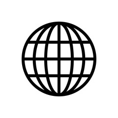 globe icon design vector logo template EPS 10