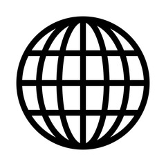 globe icon design vector logo template EPS 10