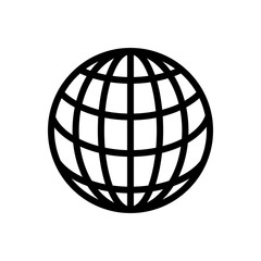 globe icon design vector logo template EPS 10