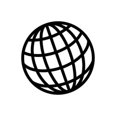 globe icon design vector logo template EPS 10