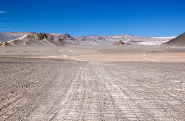 Fototapeta na wymiar Landscape at the Puna de Atacama, Argentina