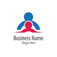 Teamwork logo creative vector icon