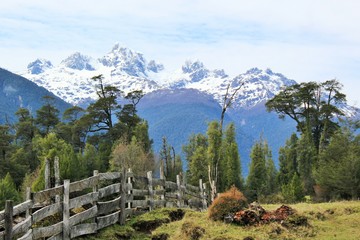 landscape in the mountains