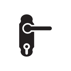 handle door icon vector design logo template EPS 10
