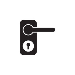handle door icon vector design logo template EPS 10