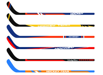 ice hockey jersey uniform template vector kit
