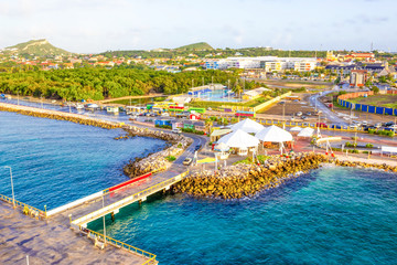 The Caribbean. The Island Of Curacao. Curacao is a tropical Paradise in the Antilles in the Caribbean sea