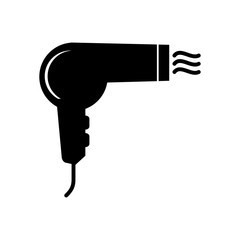 hair dryer icon vector design logo template EPS 10