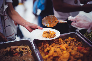 Free food donation to the poor