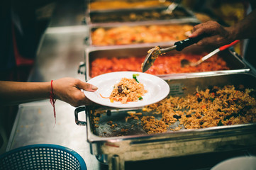 Free food donation to the poor