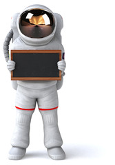 Fun astronaut - 3D Illustration