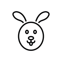 Black line icon for wild