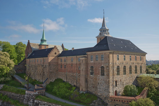 Akershus Fortress or Akershus Castle of Oslo in Norway is a medieval castle that was built to protect and provide a royal residence