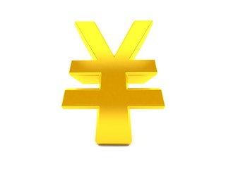 Obraz premium Yen currency in low angle