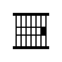 Jail icon trendy
