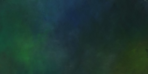 abstract painted artistic decorative horizontal design background  with very dark blue, dark slate gray and silver color