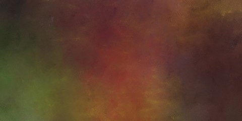 abstract painted artistic antique horizontal background with old mauve, brown and very dark green color