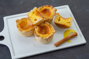 Portuguese egg tart pastry Pastel de nata