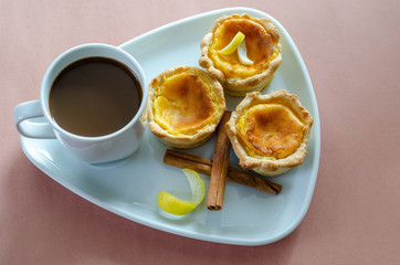 Portuguese egg tart pastry Pastel de nata