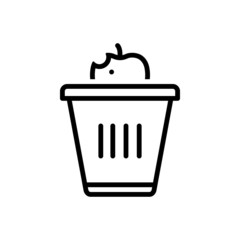 Black line icon for therefore 