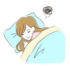 不眠　女性