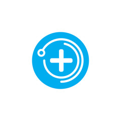 Medical logo template design vector icon illustration