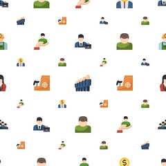 avatar icons pattern seamless