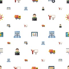 study icons pattern seamless