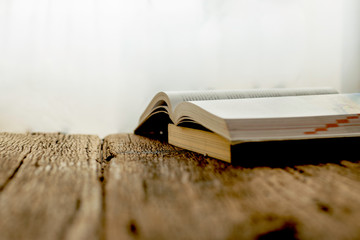 stack of old books