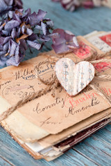 Nostalgic Still Life With Old Letters